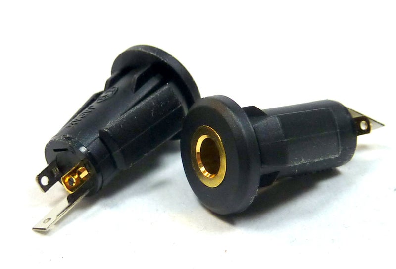 Philmore Isolated 2.5mm Gold Plated Stereo Snap-in Panel Mount Phone Audio Jack; 70-546